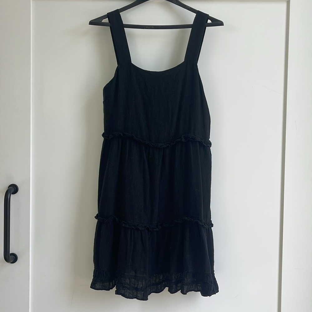 Rails ‘Sandy’ Black Sleeveless Mini Sundress